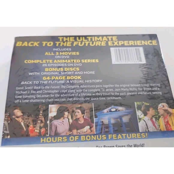 Back to the Future: The Complete Adventures New DVD Book Bonus Discs SEALED - Picture 7 of 8